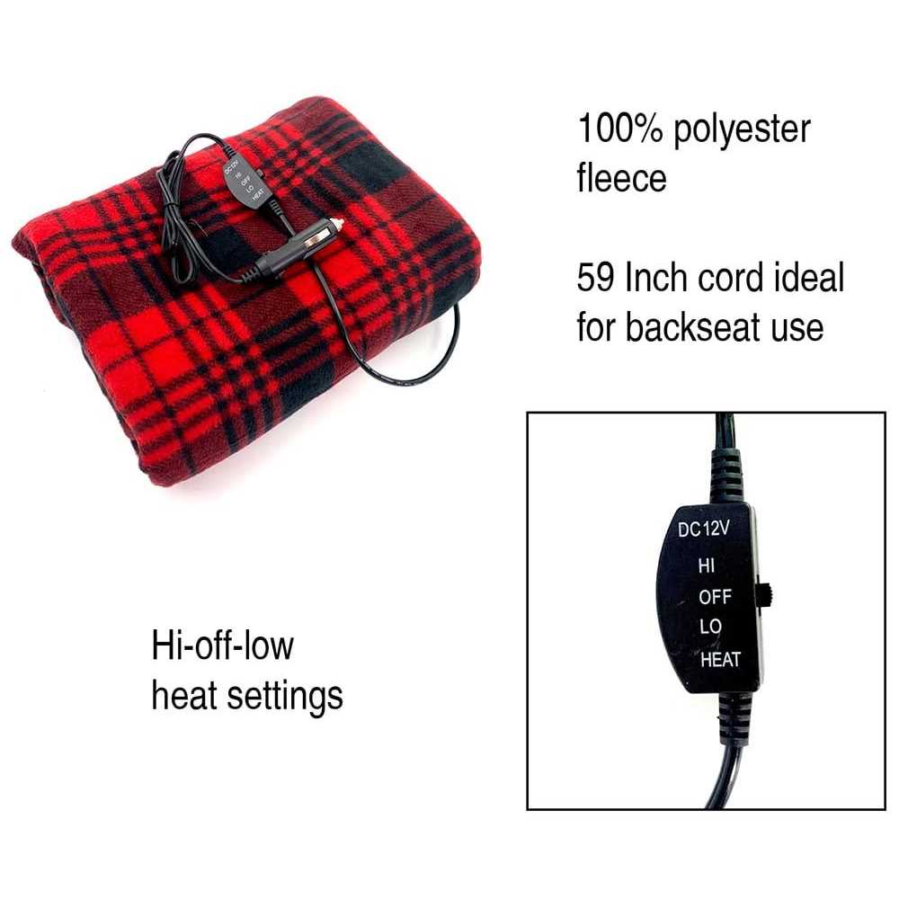 Treksafe Automotive Other Heated Travel Blanket