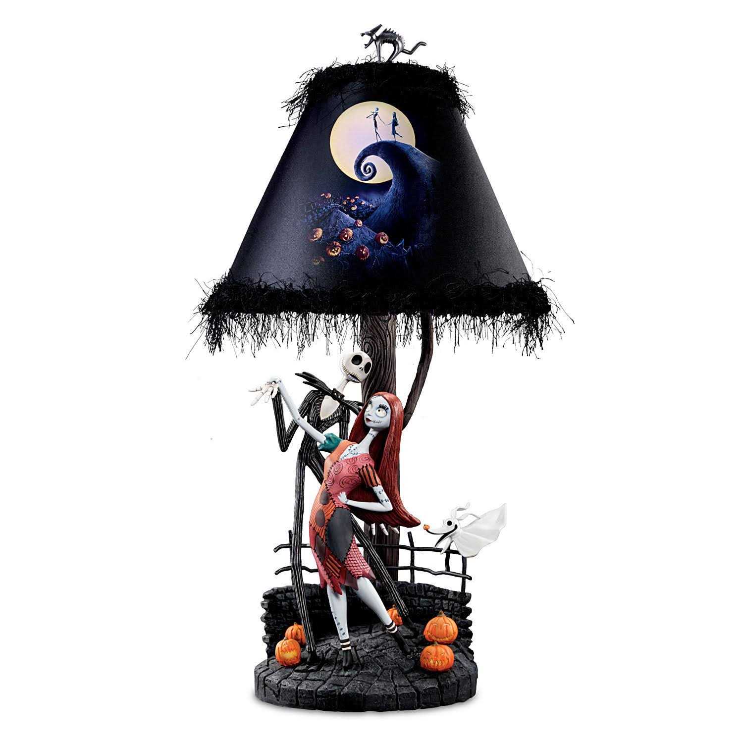 Bradford Exchange The Nightmare Before Christmas Moonlight Lamp