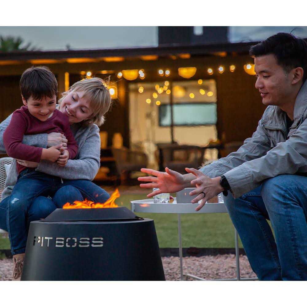 Pit Boss Smokeless Fire Pit Black 10842