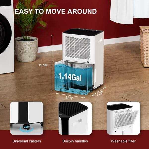 45 pt. 4000 sq. ft. Home Dehumidifiers