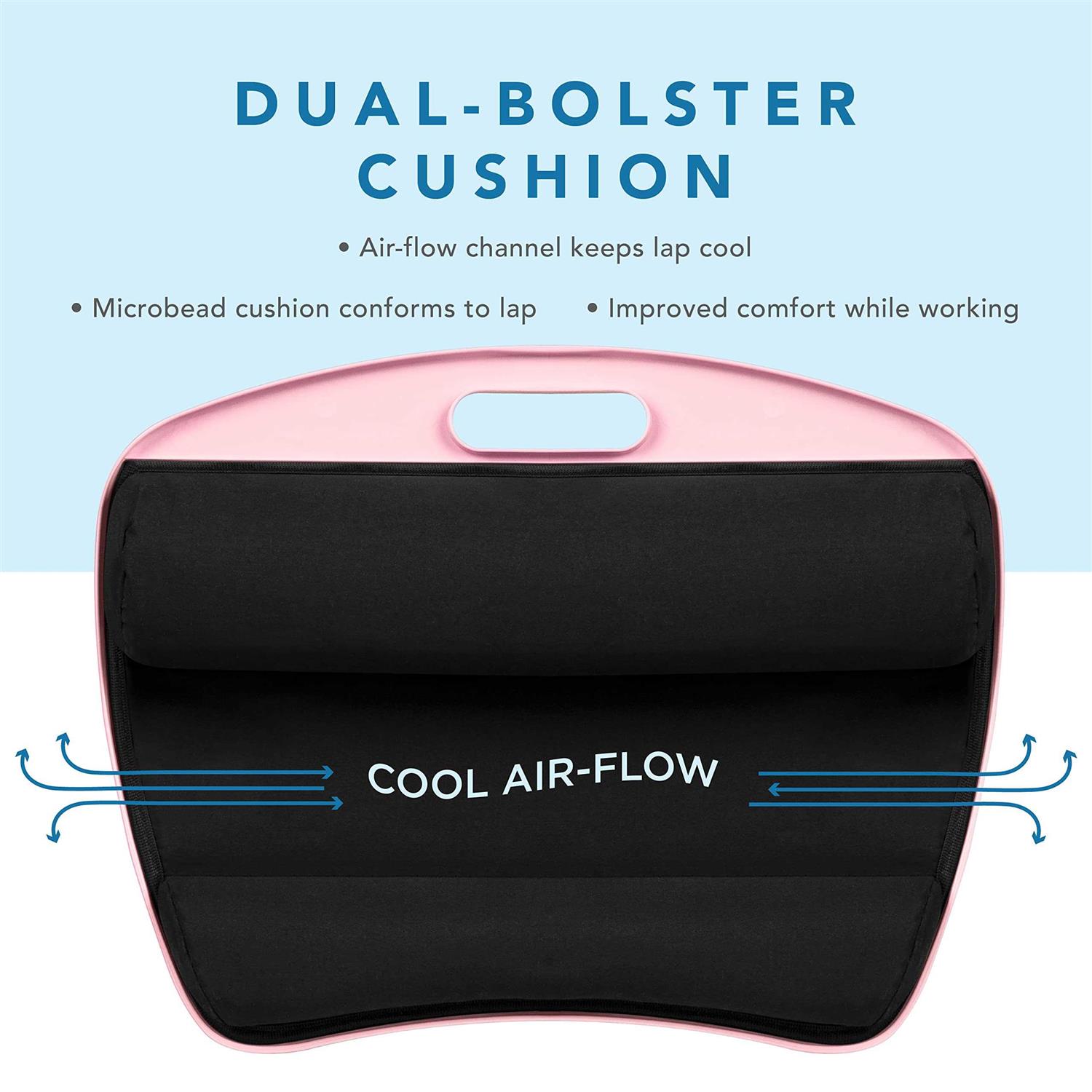 Lapgear Lap Desk, Device Ledge and Pillow