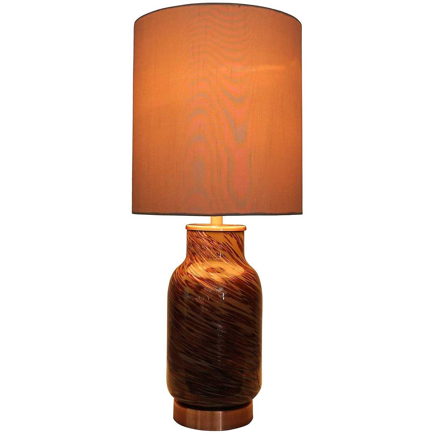 Urbanest Vetro Verde Art Glass Table Lamp, Green and