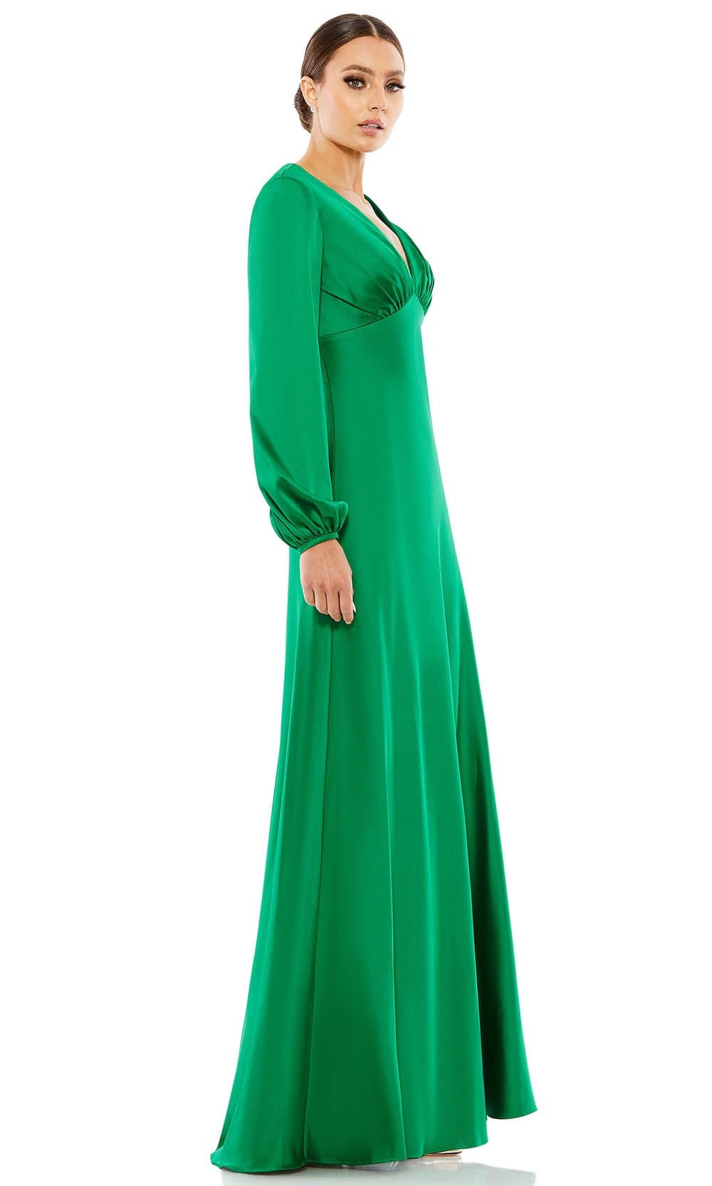 Bishop Sleeve Evening Gown | Couture Candy