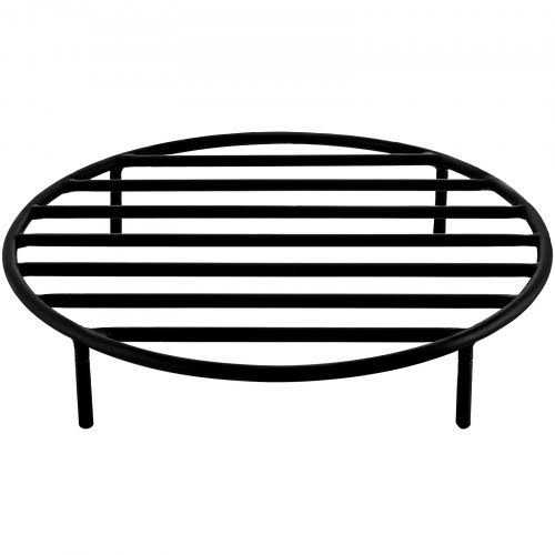 VEVOR Fire Pit Grate Heavy Duty Iron Round Firewood Grate Round Wood Fire Pit Grate