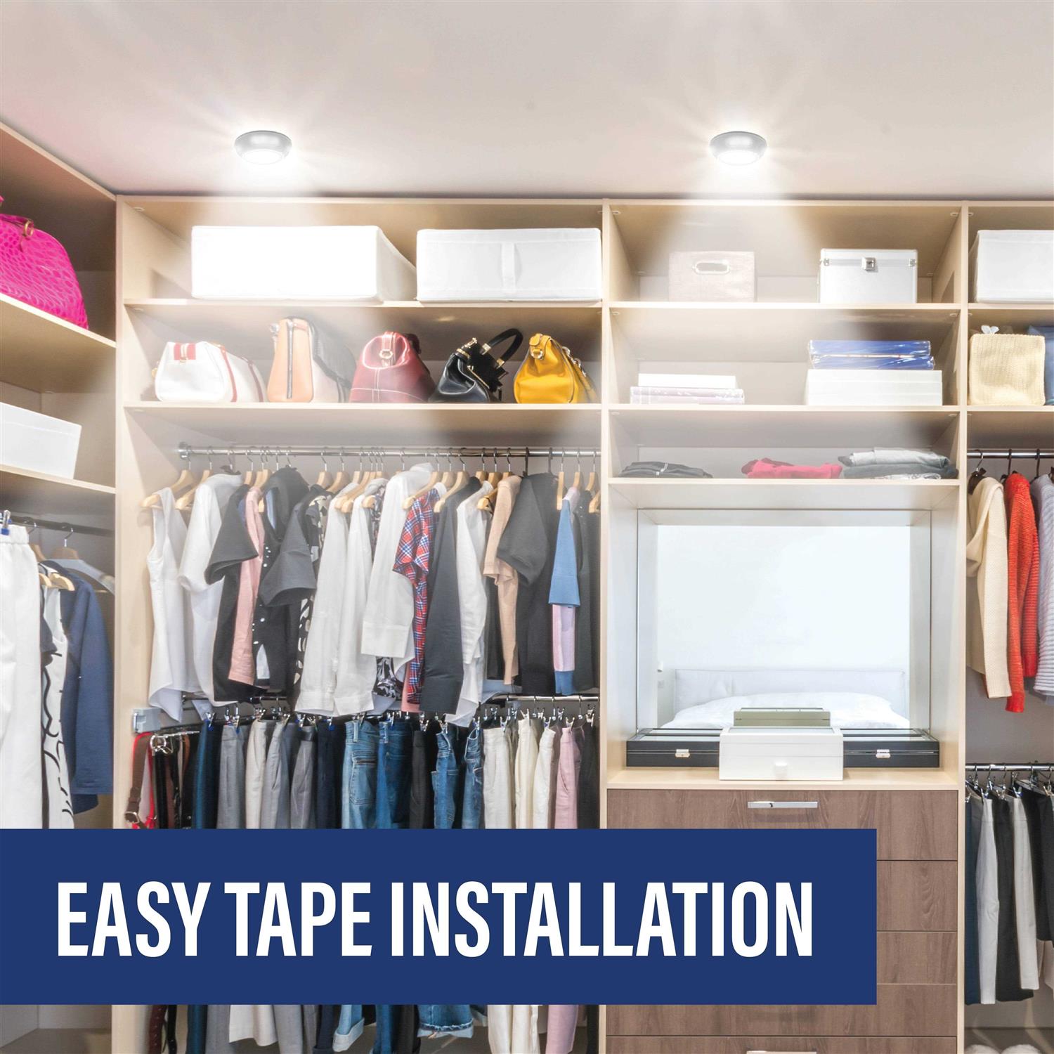 Bell and Howell Bionic Puck Lights LED Light Under Cabinet Light