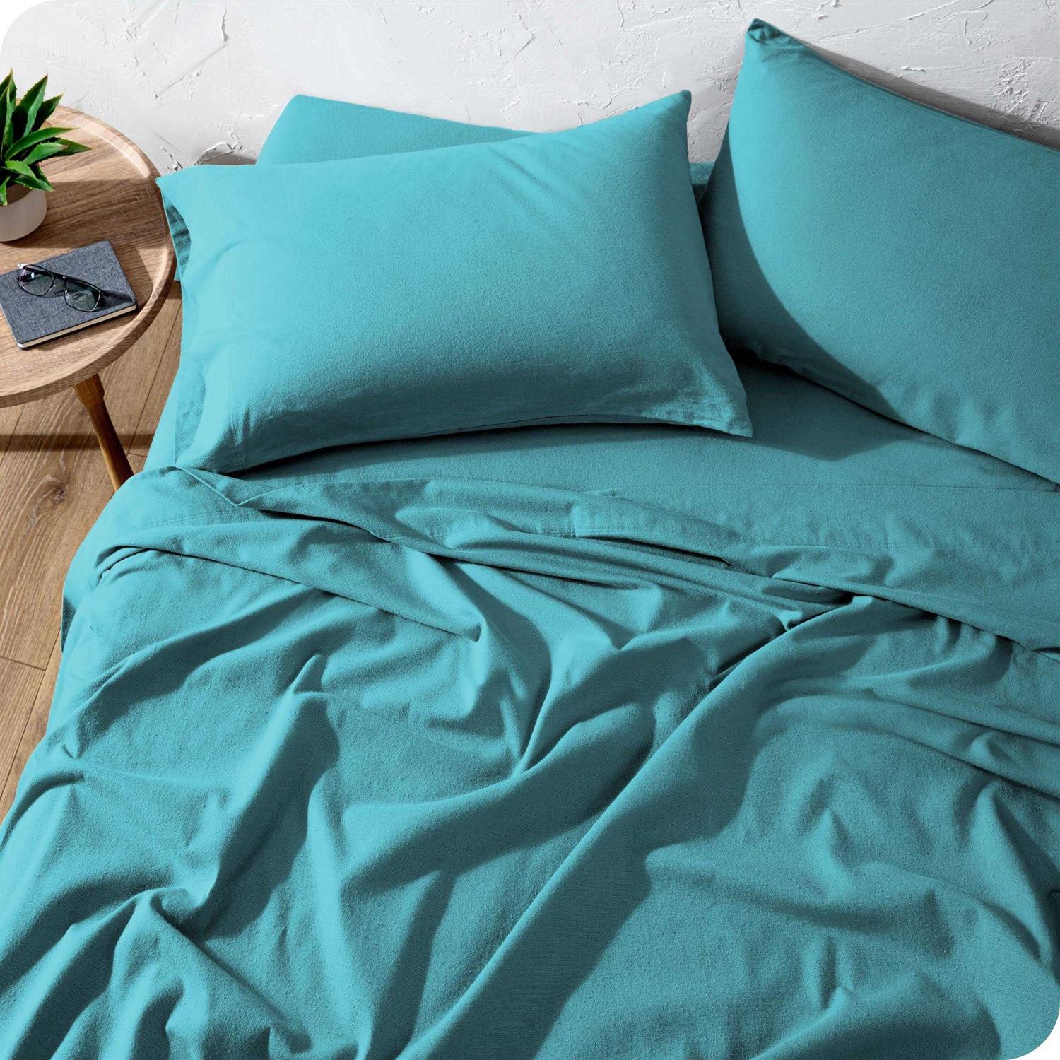 Bare Home Flannel Sheet Set 100% Cotton Soft