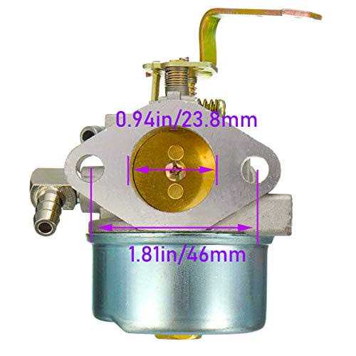 640152 Carburetor for Tecumseh 640152a 640023 640051 640140 640152 Hm80 Hm90 Hm100 8-10 Hp Engine Snow Blower Mower 5000w Generator