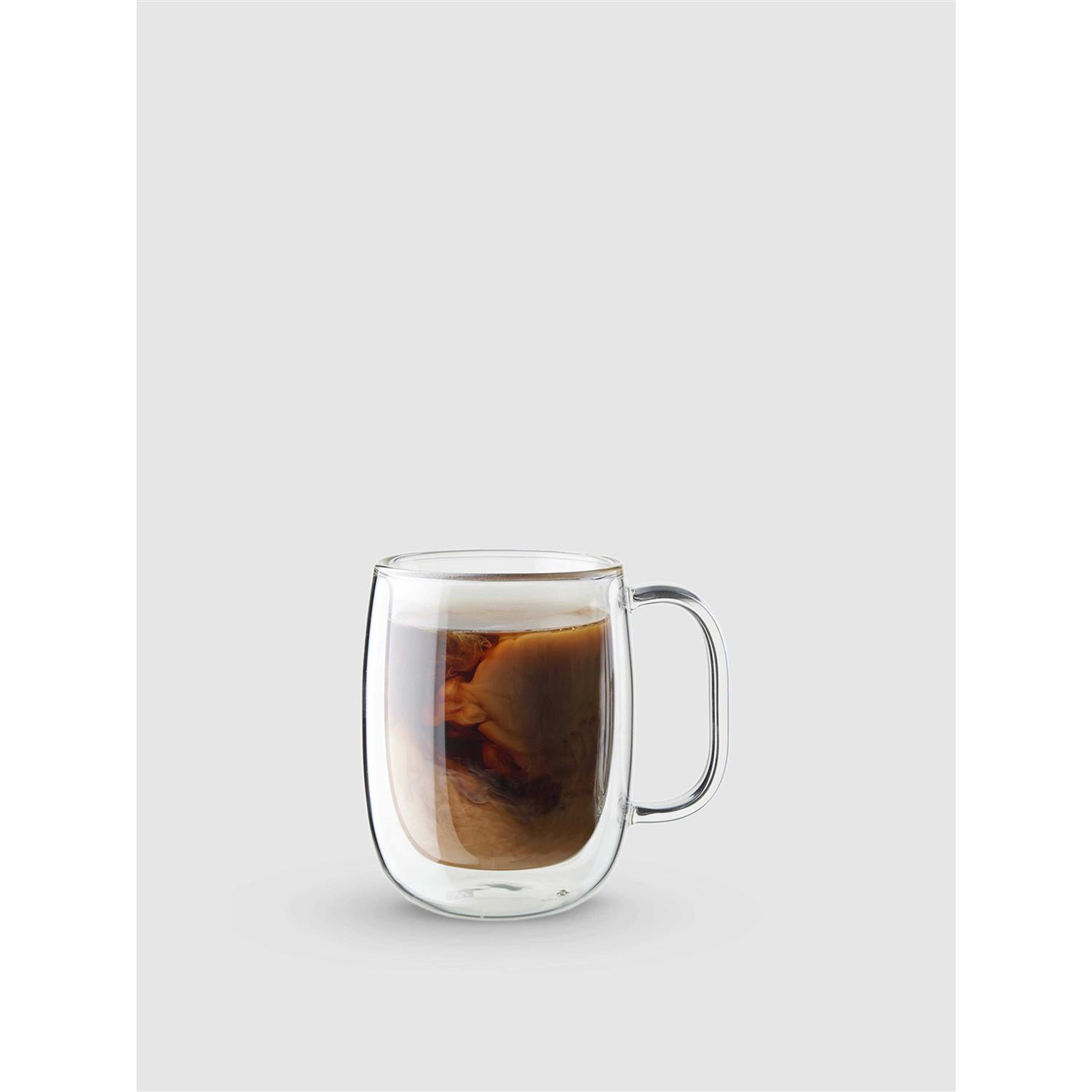 ZWILLING Sorrento Plus 2-pc Double-Wall Glass Coffee Mug Set