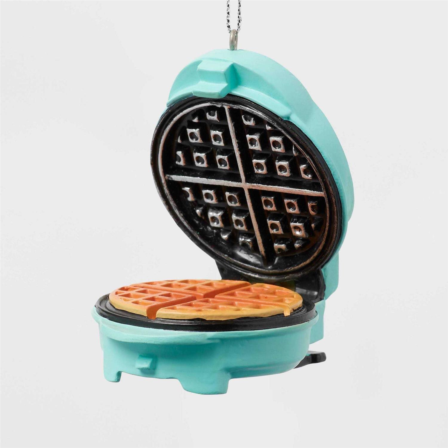 Wondershop Waffle Maker Christmas Tree Ornament Aqua