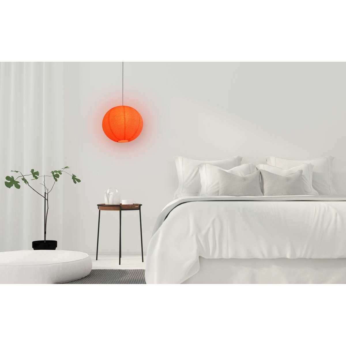 White Fine Line Premium Paper Lantern Pendant Cord Kit