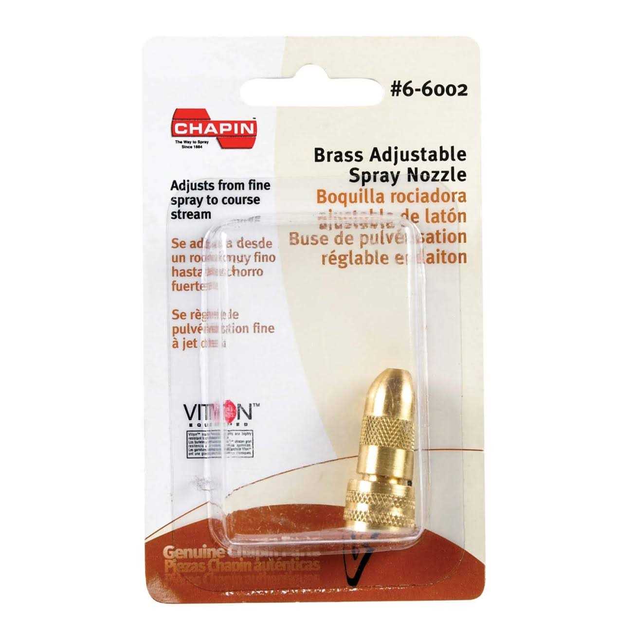 Chapin 6-6002 Adjustable Nozzle Brass