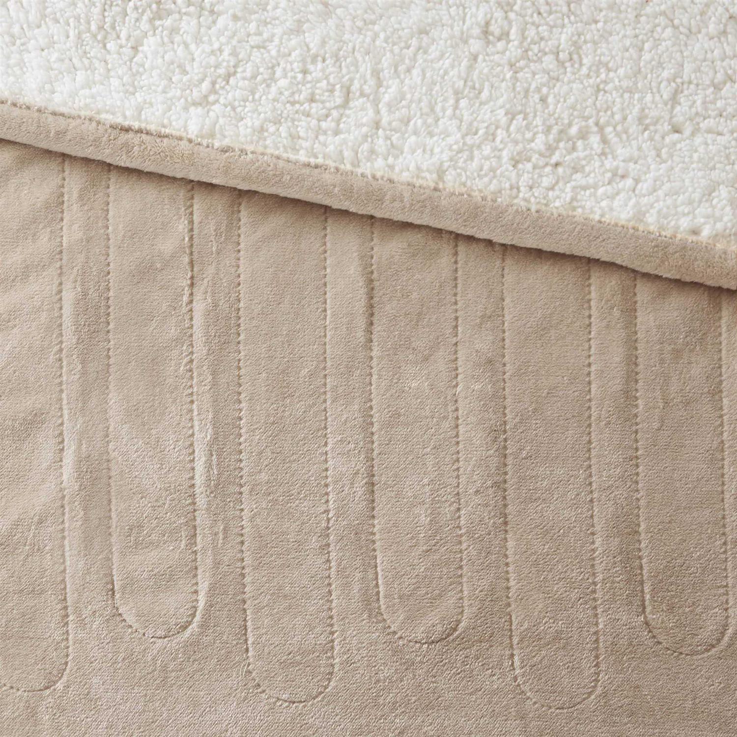 Woolrich Heated Plush to Berber Throw