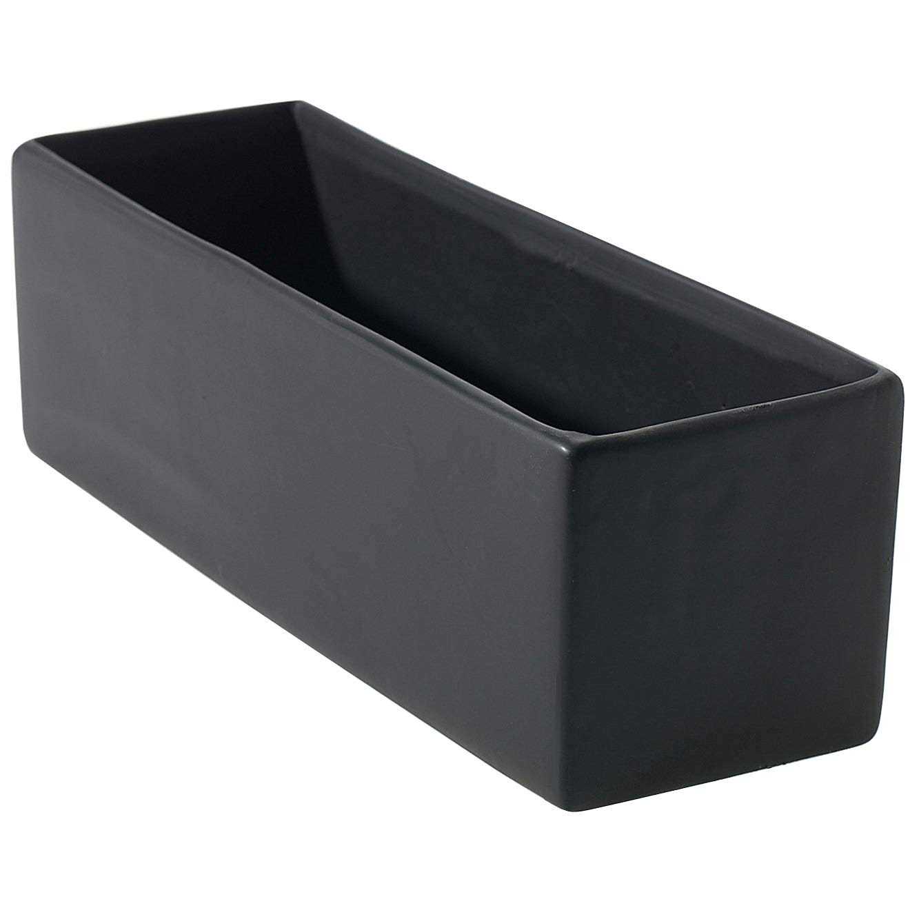 Ceramic Planter 4 x 12 Inches Urban Rectangular Pot for Succulents