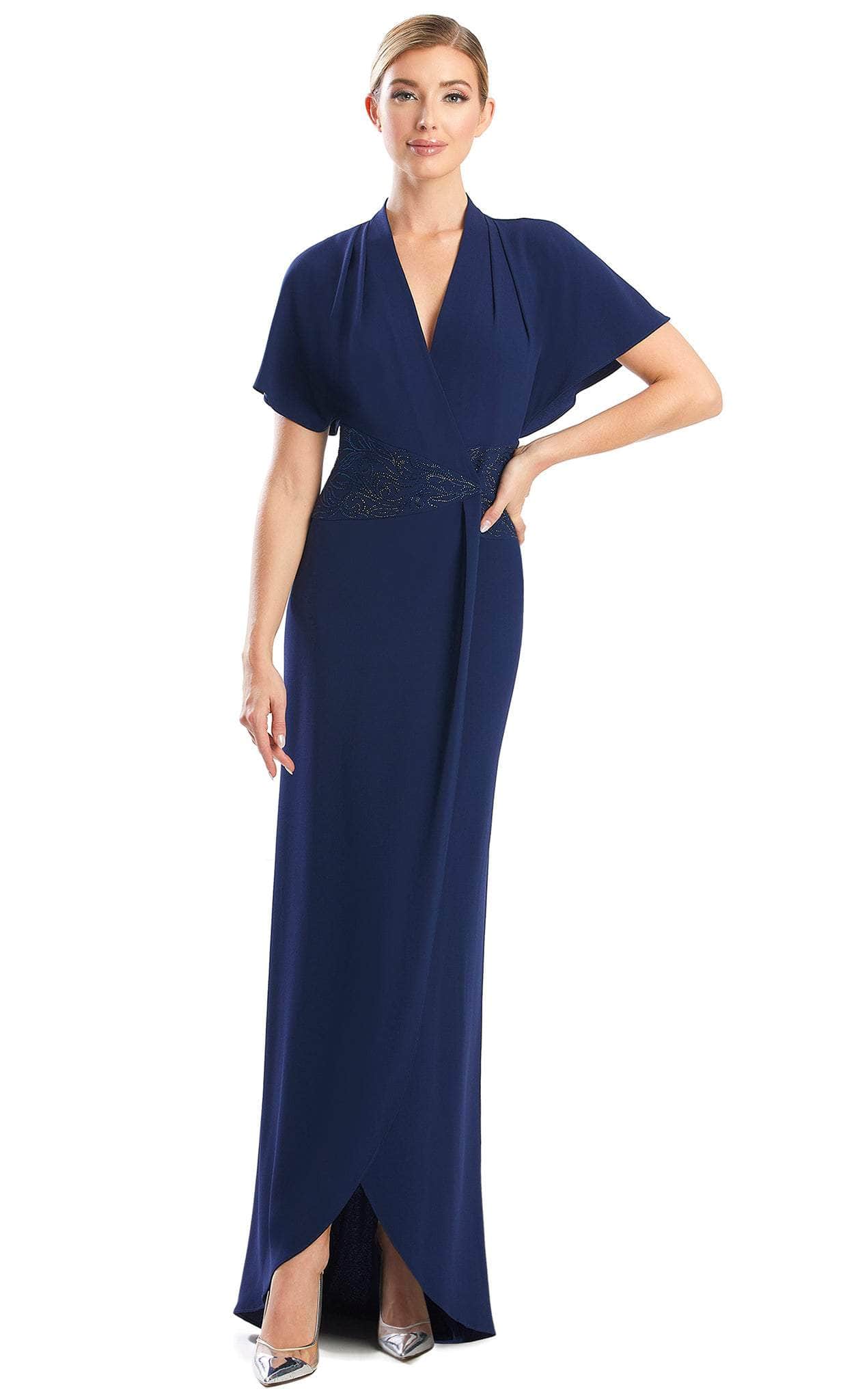 Laced Waistband Formal Dress