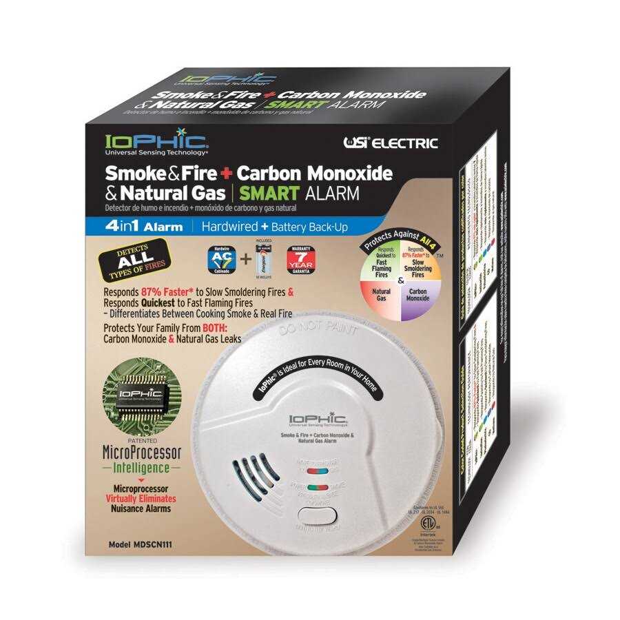 MDSCN111 USI 4-in-1 Universal Smoke Sensing Technology Hardwired Smart Alarm