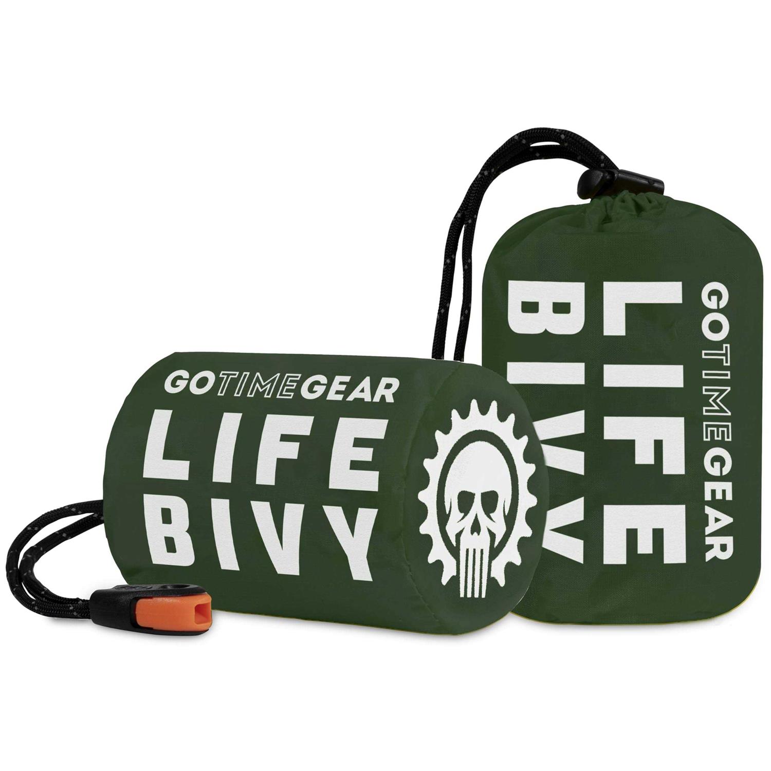 Go Time Gear Life Bivy Emergency Sleeping Bag Thermal Bivvy