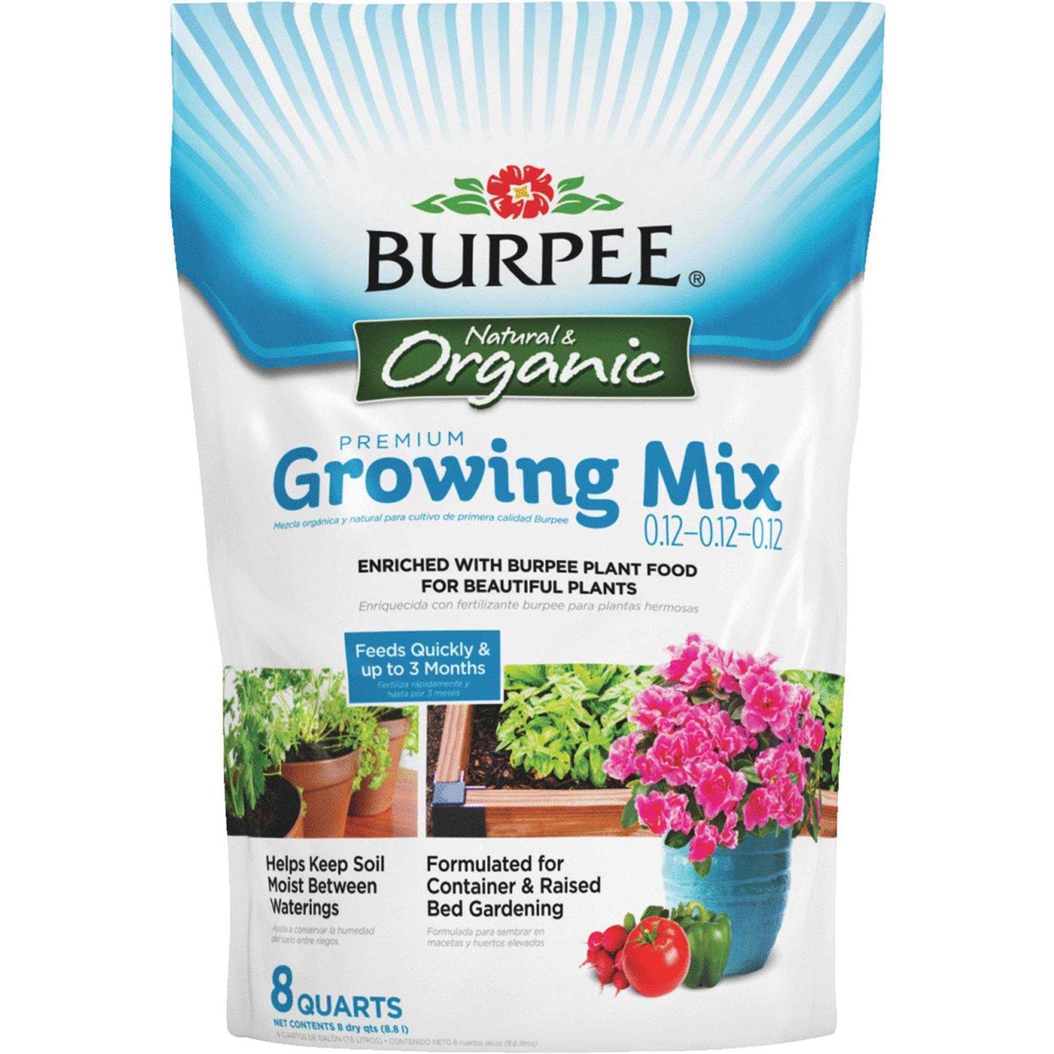 Burpee Natural & Organic 8 qt. Potting Mix