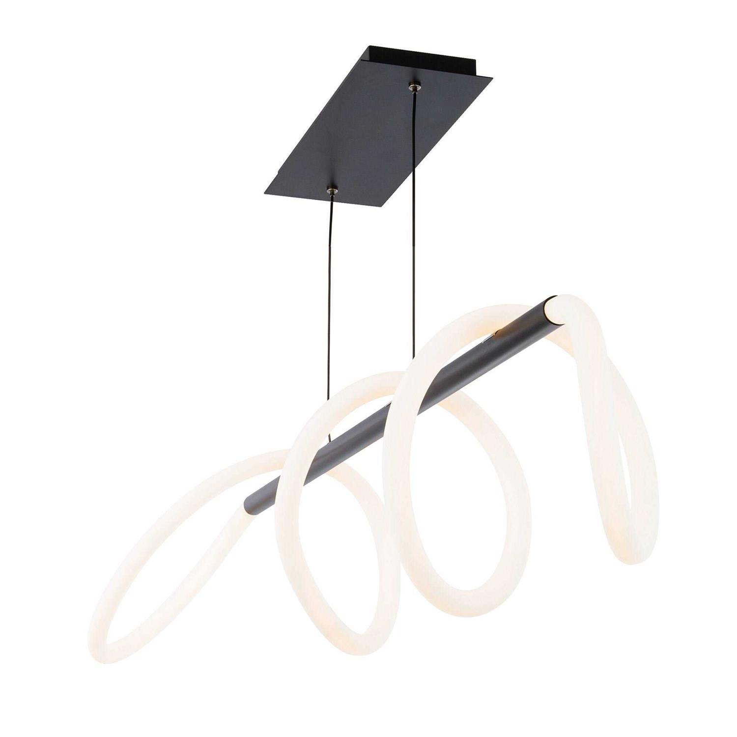 WAC Lighting Tightrope LED Pendant Light PD-35246-BK