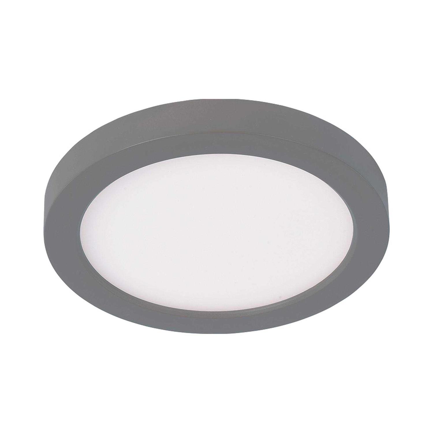 WAC Lighting Round 1-Light LED Flush Mount