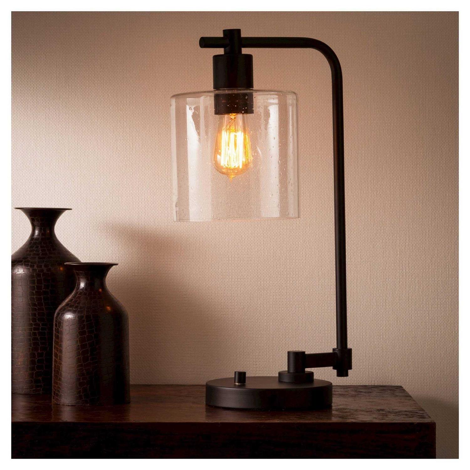Threshold Hudson Lamp Black