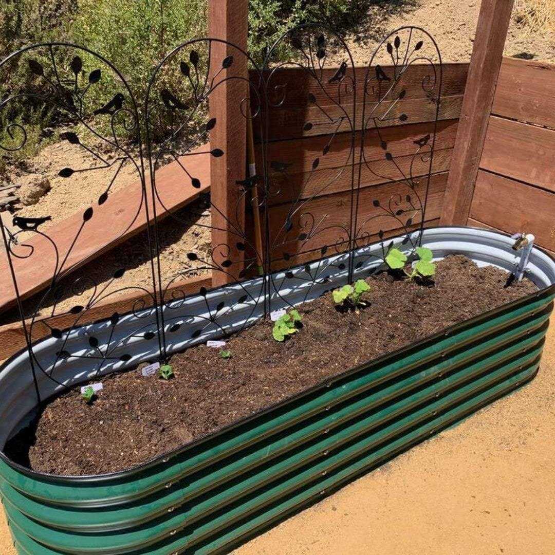 Vego Garden 17 Tall 6 In 1 Modular Metal Raised Garden Bed Kit