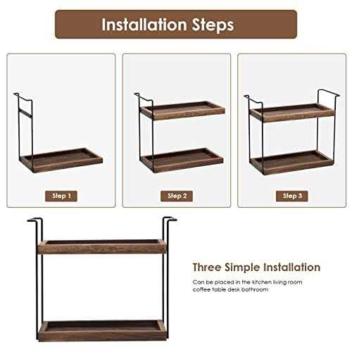 2 Tier Bathroom Counter Organizer