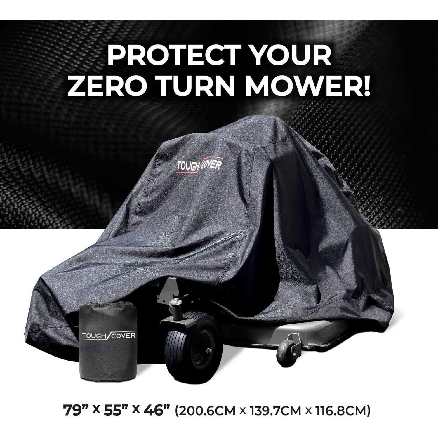 Tough Cover Extreme Edition Zero-Turn Mower Cover Heavy Duty 600d Marine Grade Fabric