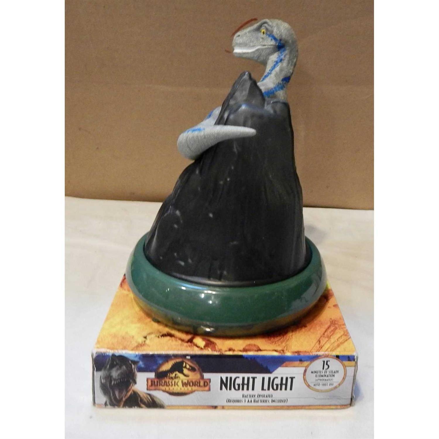Universal Jurassic World Blue Velociraptor Battery Operated 3D LED Night Light 20278