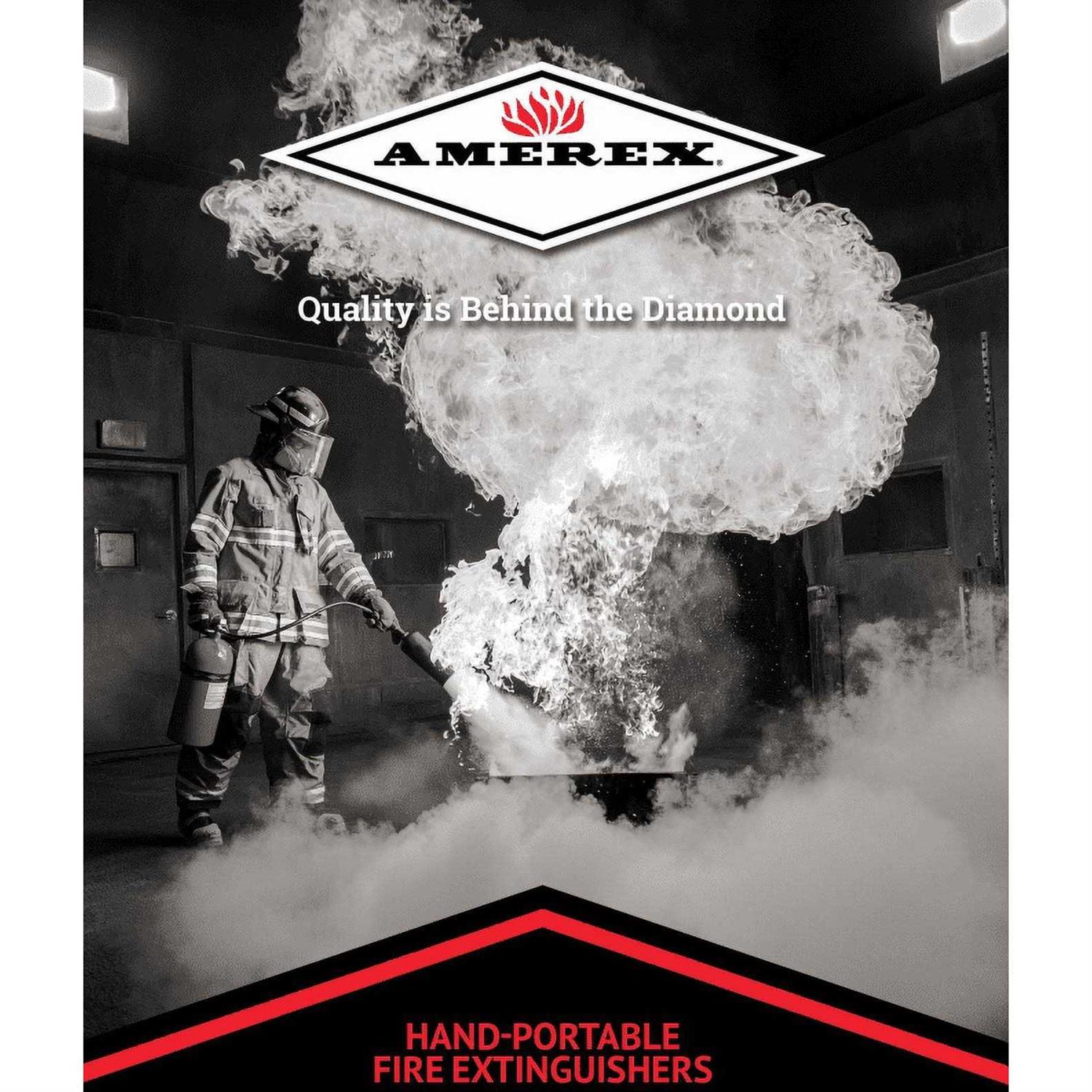 Amerex B402 5lb ABC Dry Chemical Class A B C Fire Extinguisher