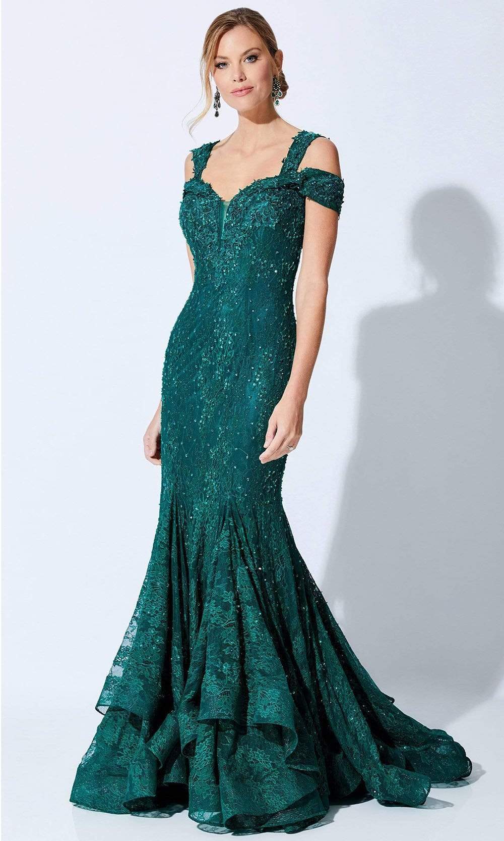221D43 Sweetheart Trumpet Evening Dress