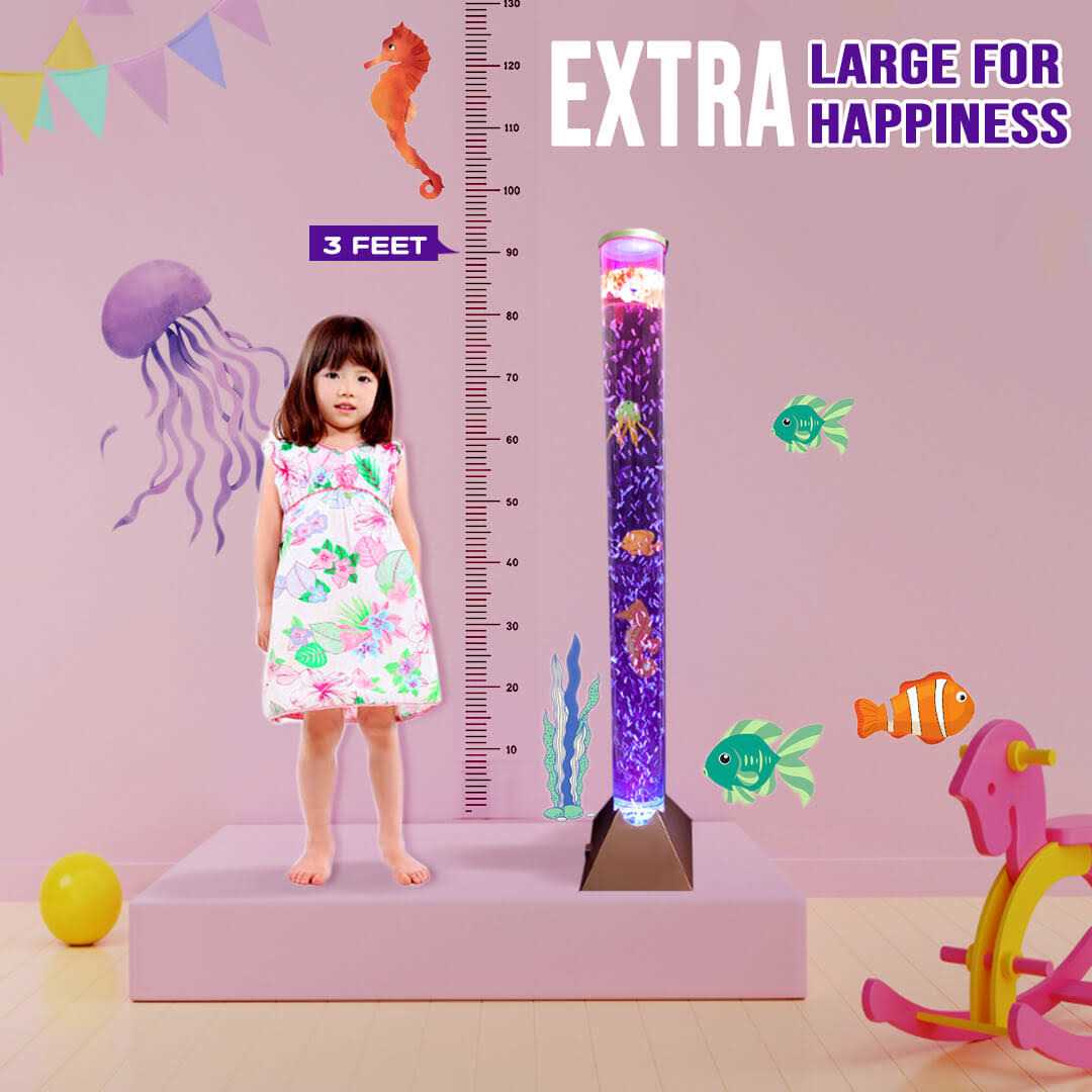 Brewish 3 Feet Sensory Bubble Floor Lamp