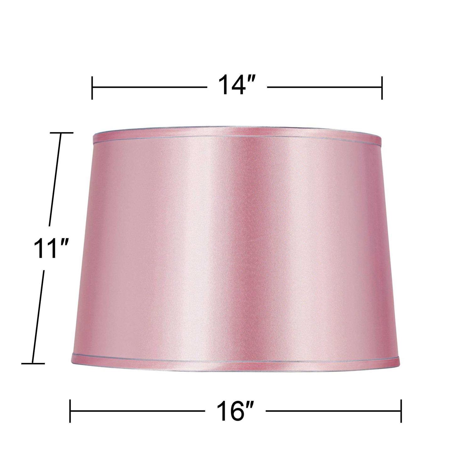 Brentwood Sydnee Satin Drum Lamp Shade 14x16x11