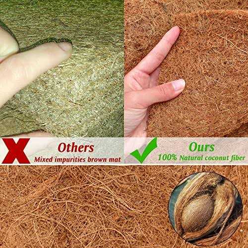 2 Pack No Slip Ice and Snow Carpet 16 × 118 inches Natural Coconut Fiber Carpet Mat Walking Safety