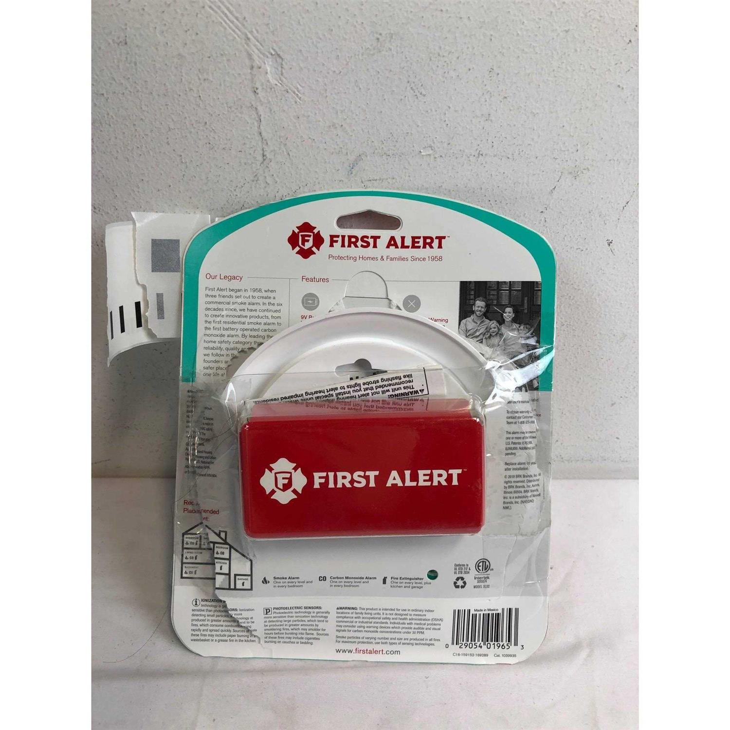 First Alert Battery-Powered Electrochemical/Ionization Smoke and Carbon Monoxide Detector