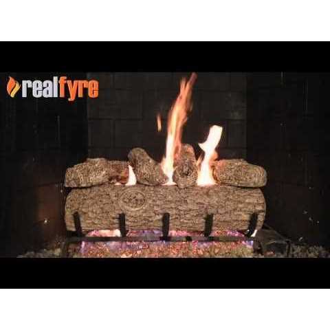 Real Fyre Golden Oak Vented Gas Log Set