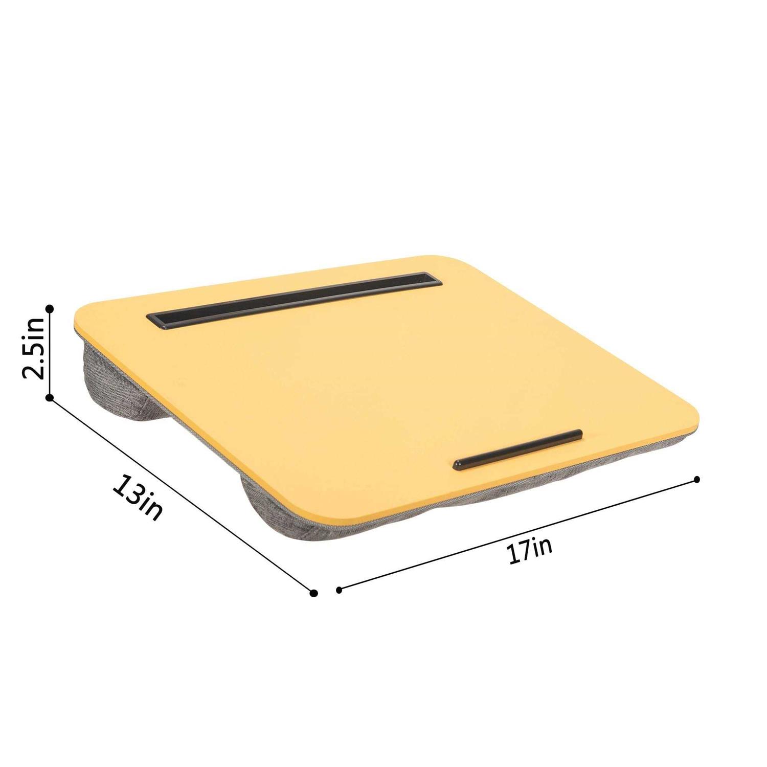 Lap Desk Portable Laptop Desk Fits Up to 16 Laptops with Tablet Slot