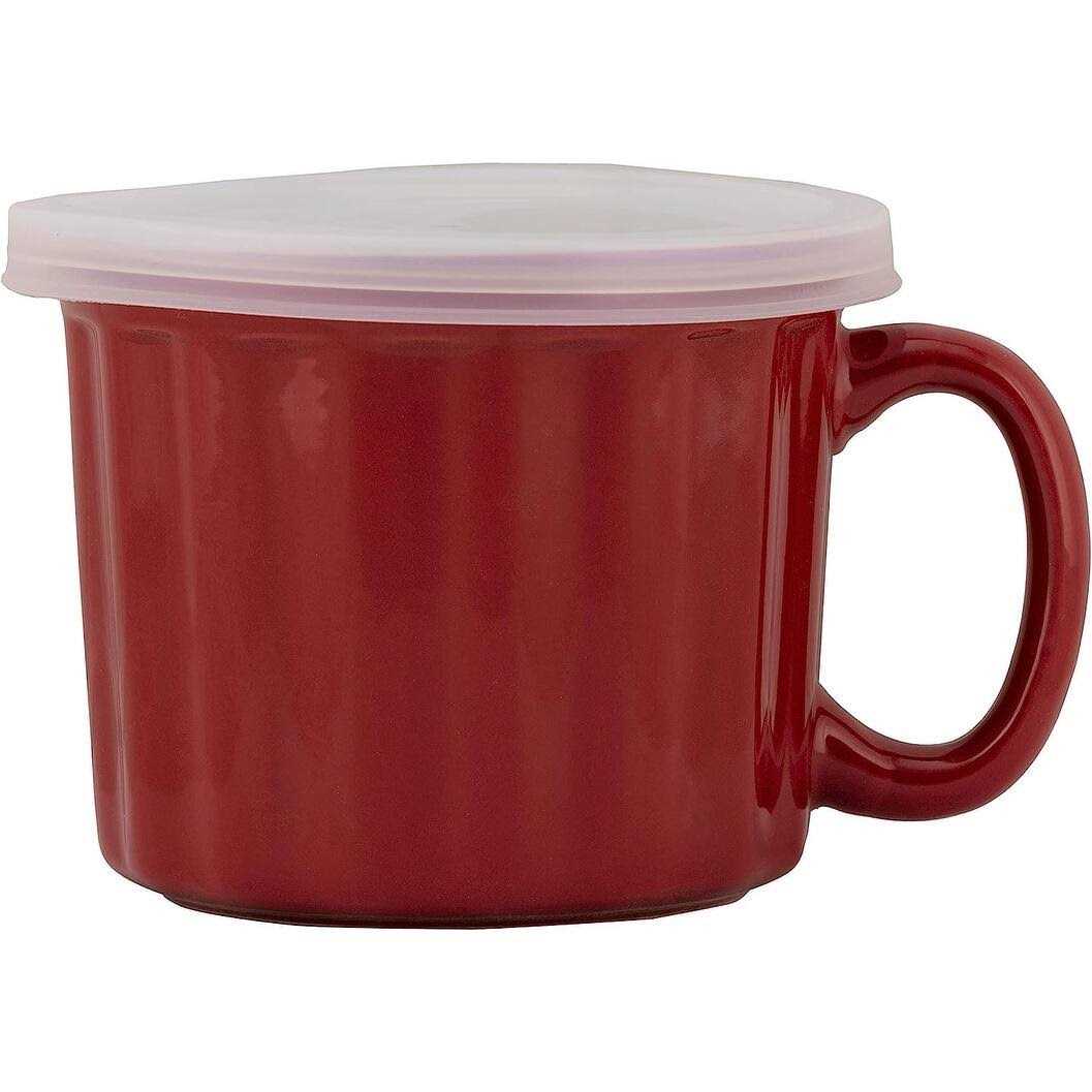 10 Strawberry Street 16oz Set of 4 Soup Mug with Lid