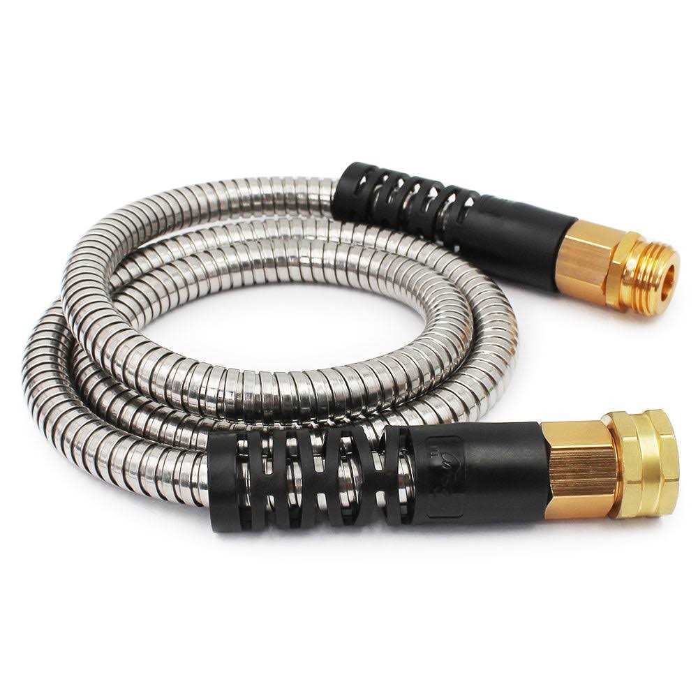 Cesun 304 Stainless Steel Metal Garden Hose, Heavy Duty RV Water Hose