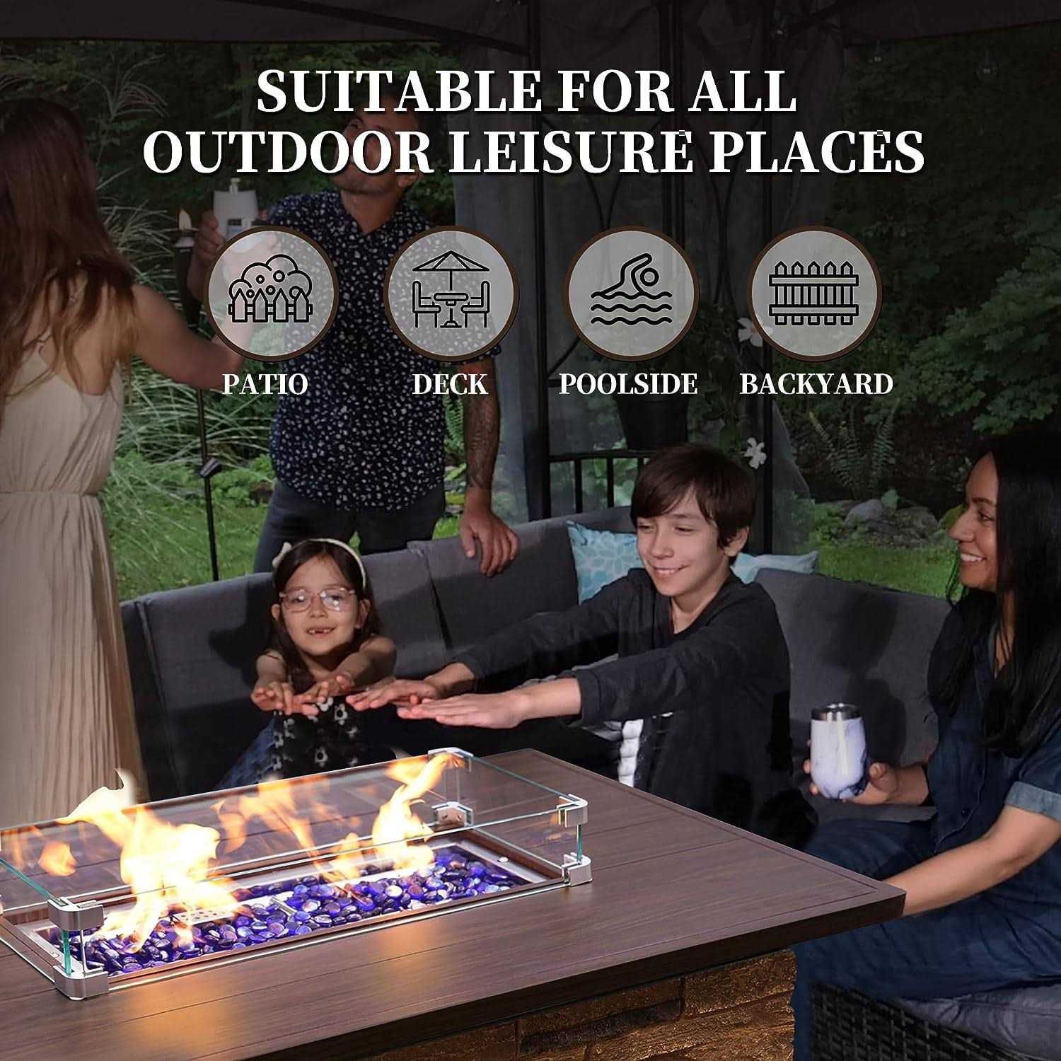 Pizzello Propane Fire Pit Table