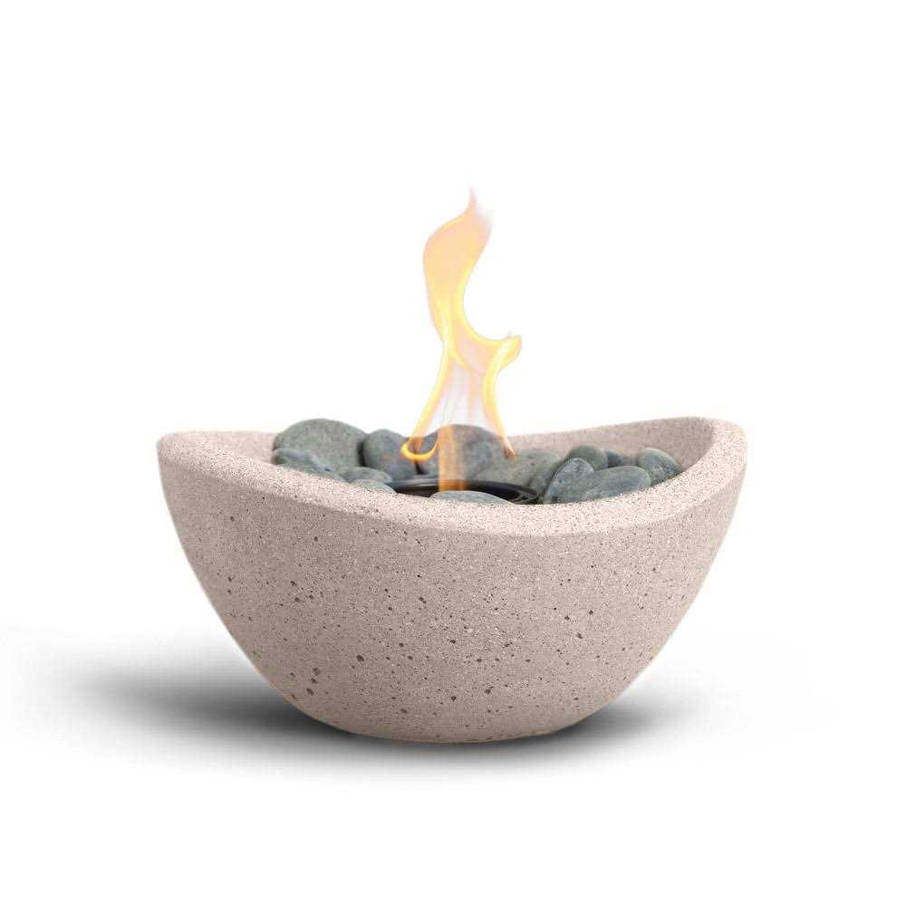 TerraFlame Wave Table Top Fire Bowl Gel Fuel