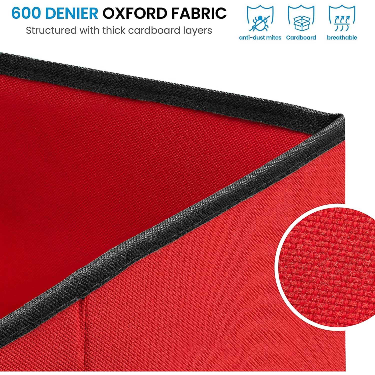 Zober Super Rigid 2-in-1 Christmas Ornament Storage Box & Xmas Figurine Container