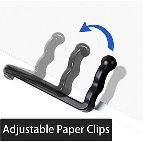 Book Stand Multifunctional Adjustable Laptop Stand Book Holder Tray with Clips Ergonomic Multi Heights Angles Adjustable Cooking Bookstand