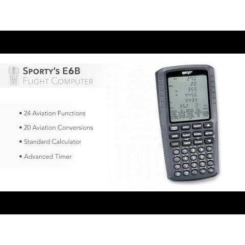 Sportys Electronic E6B Flight Computer