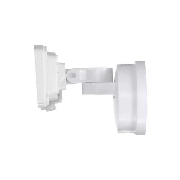 AWSENS 3-Light Outdoor Integrated LED Security Flood Light Wall or Eave Mount Flood Light