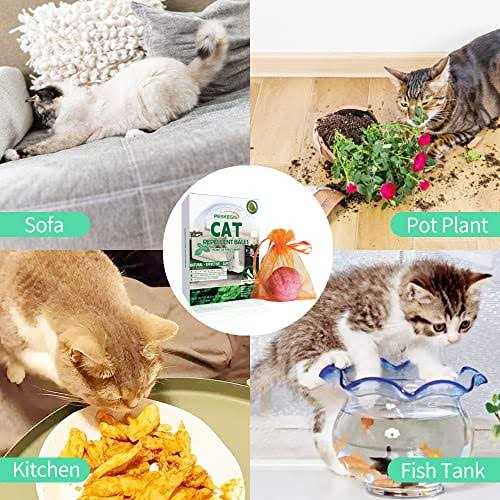 15 PCS Cat Repellent Indoor Keep Cats Out of Potted Plants and Furniture, Natural Ingredients Cat Deterrent Indoor Safe for Kids and Pets