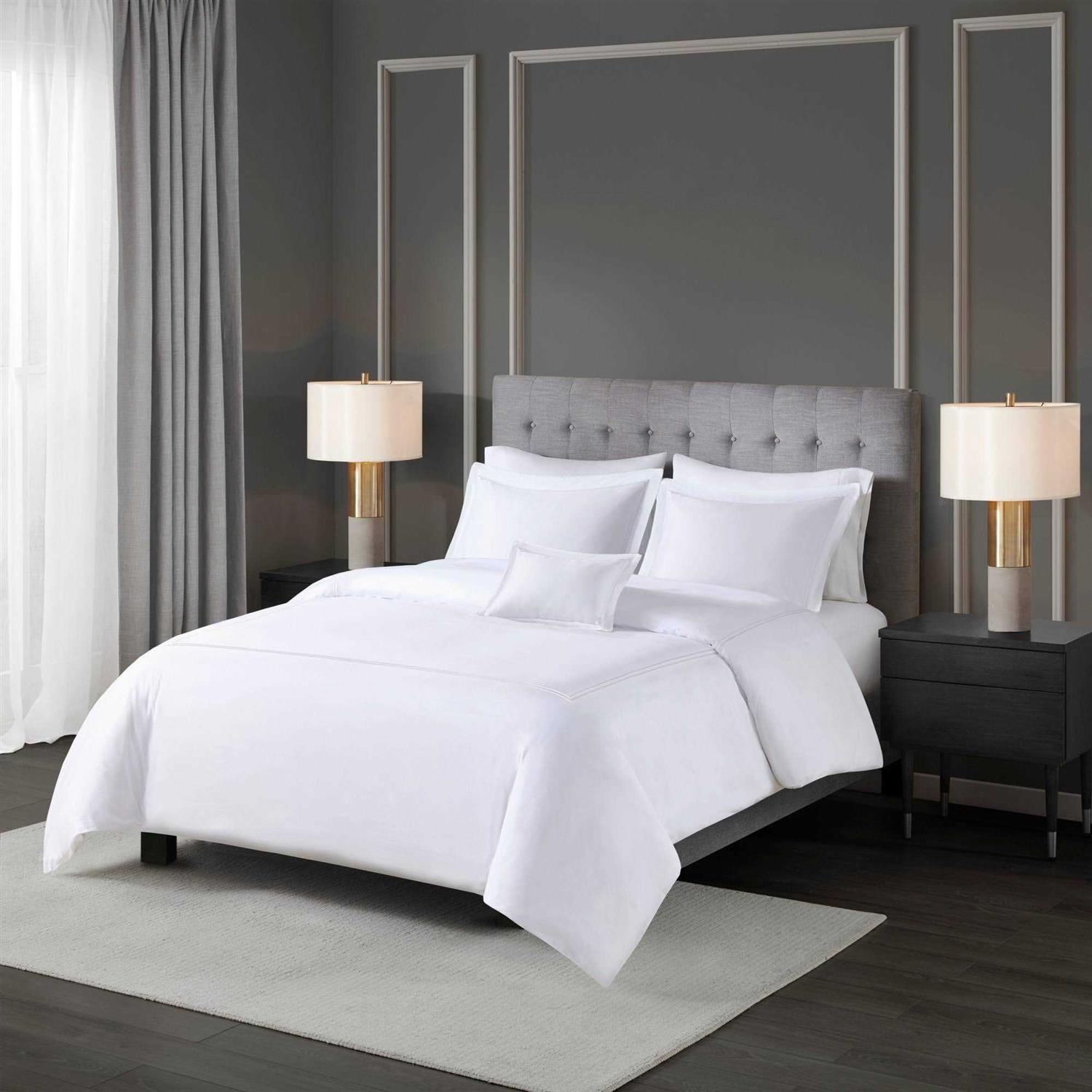 500 Thread Count Luxury Collection 100% Cotton Sateen Embroidered Set Madison Park Signature