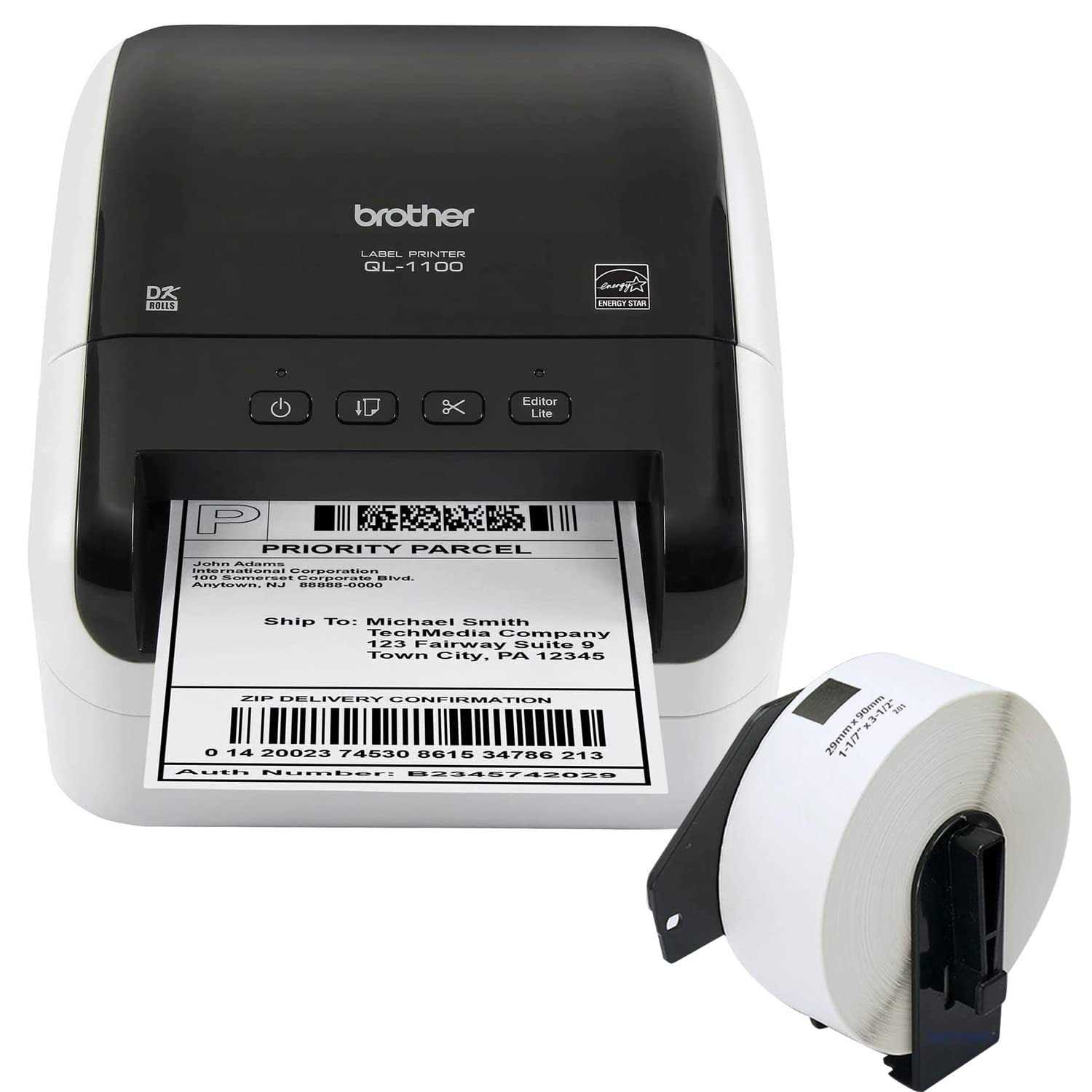 Brother QL-1100 Wide Format Label Printer