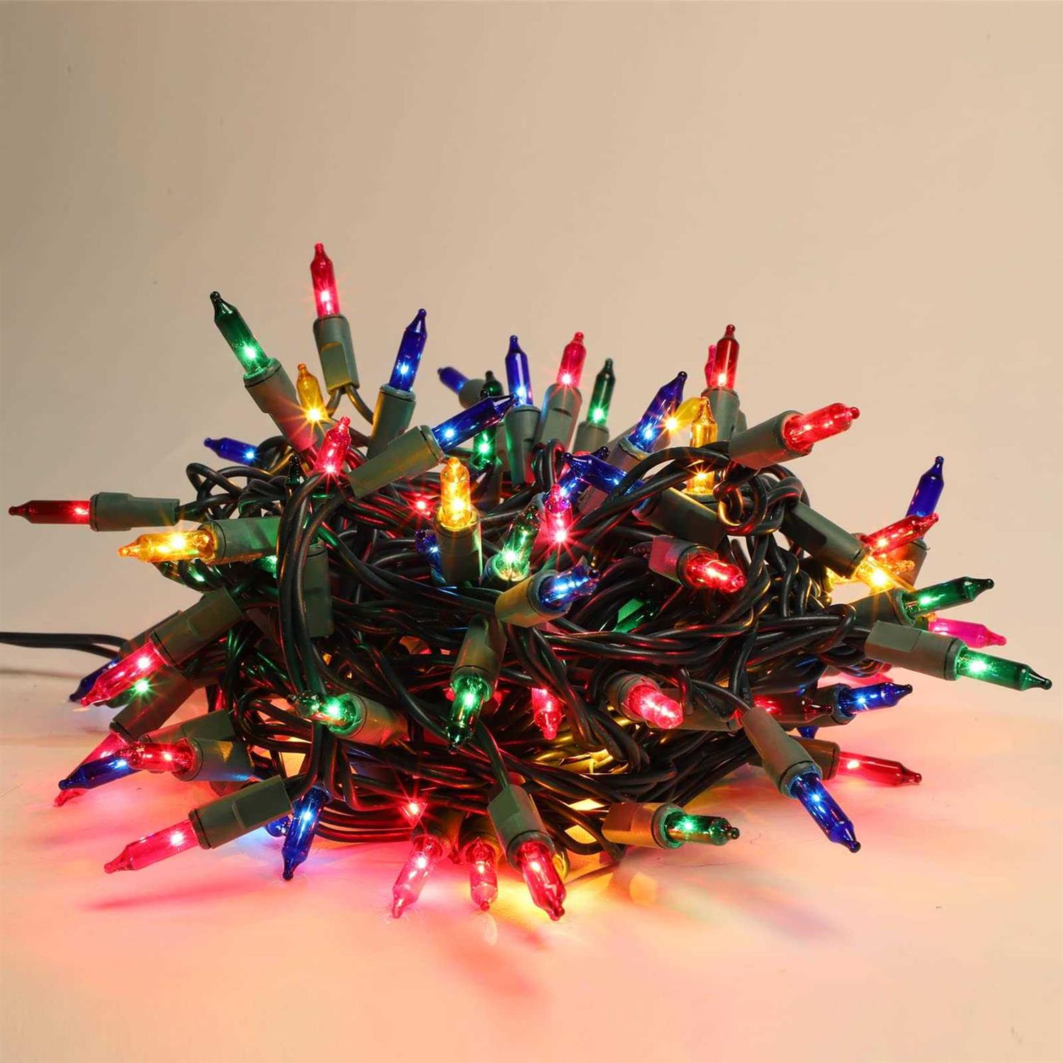 XMASLAND Ultra-Bright Connectable Christmas Light Set Incandescent Bulb Mini String Light for Indoor Outdoor Christmas Tree