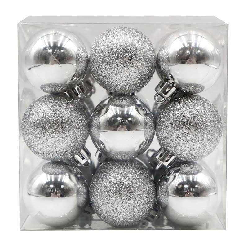 At Home Mix Shatterproof Ornaments