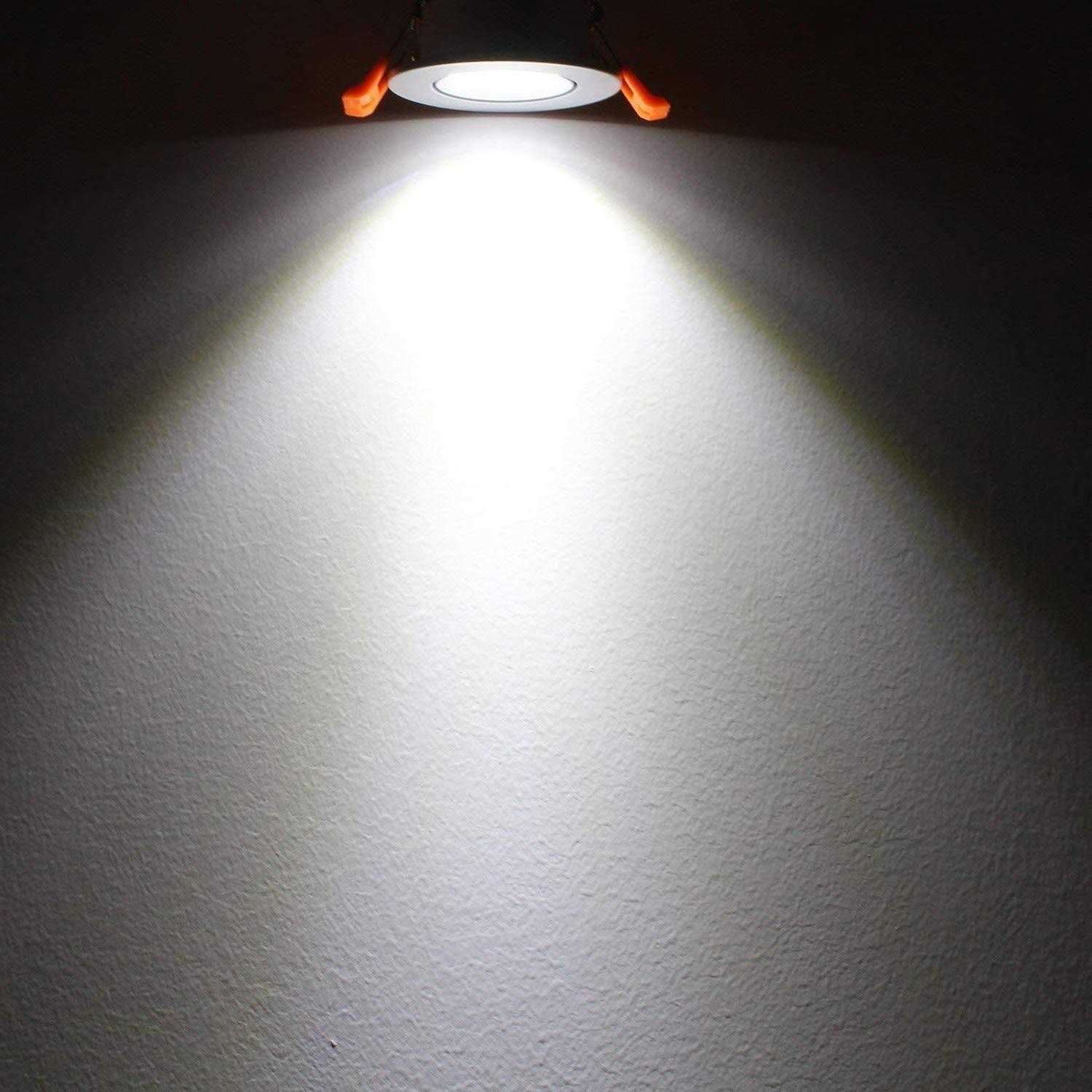 YGS-Tech 2 Inch LED Recessed Lighting Dimmable Downlight 3W